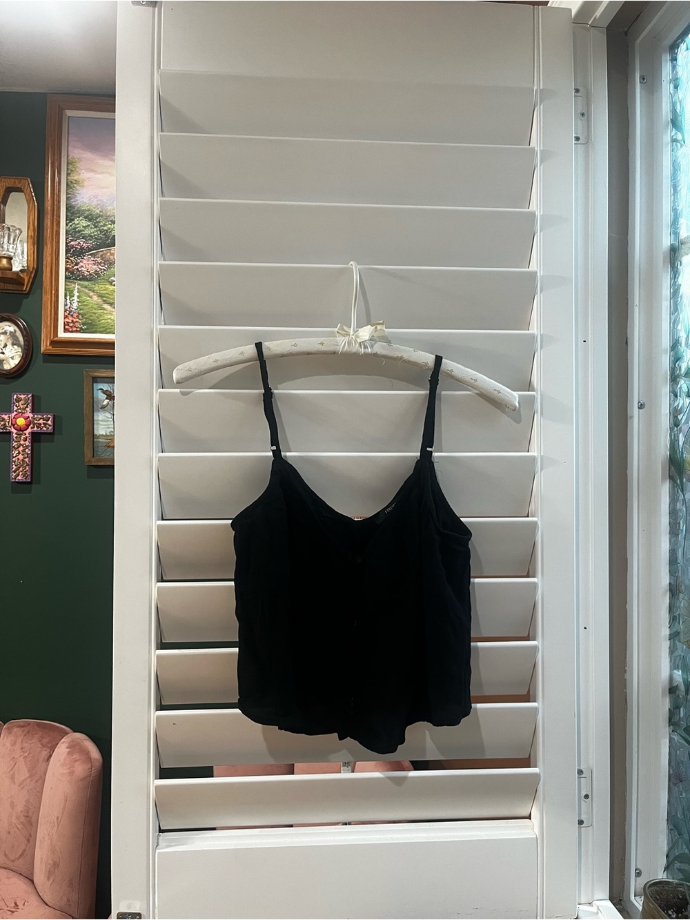 Forever 21 Black Spaghetti Strap Camisole